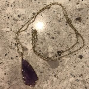 Kendra Scott Carole Amethyst necklace beautiful
